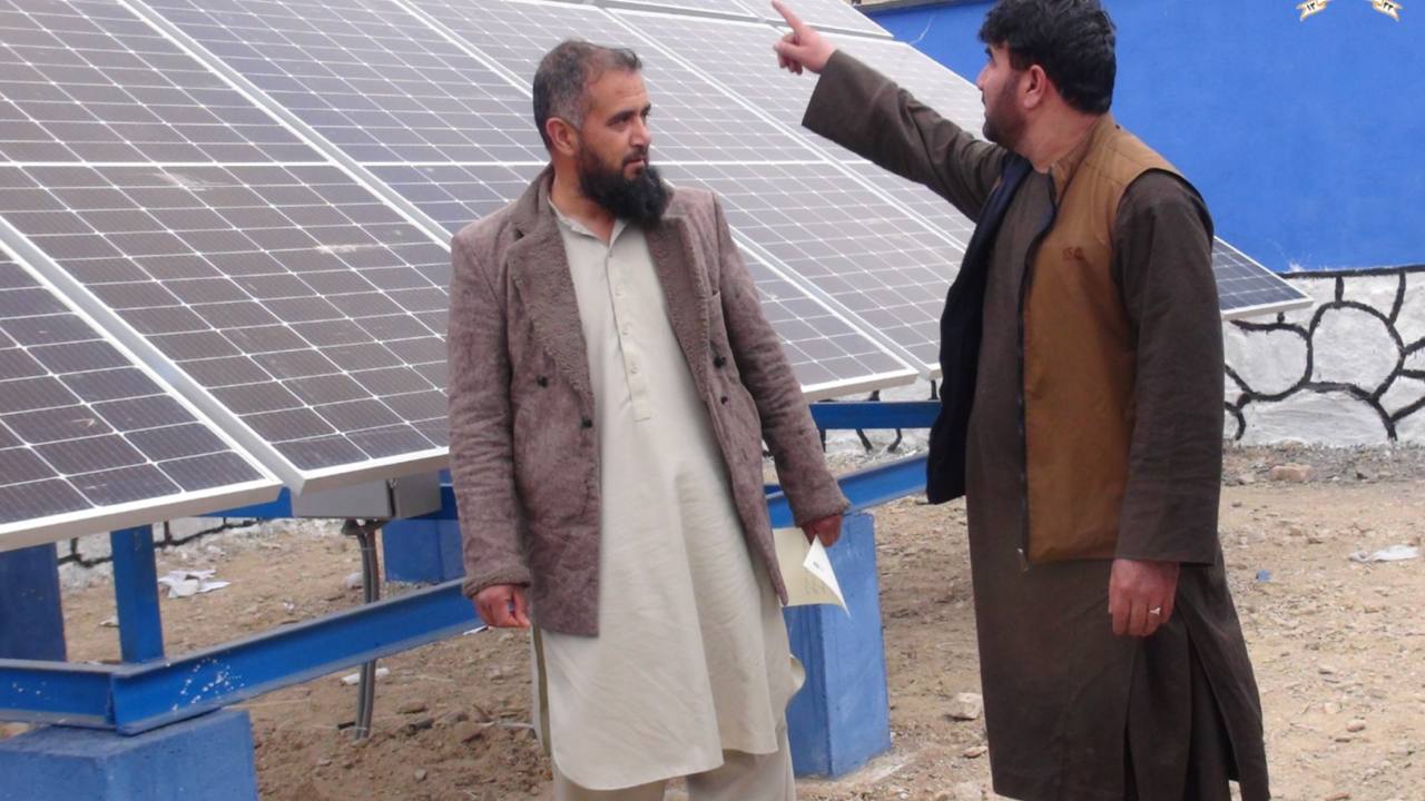 تکمیل کار ساخت یک شبکه آبرسانی باهزینه نزدیک به ۳ میلیون افغانی در پروان
