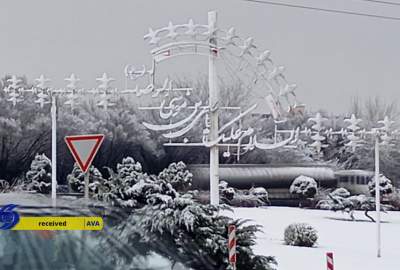 چهره برفی مشهد در پی بارش برف زمستانی  <img src="https://cdn.avapress.net/images/picture_icon.png" width="16" height="16" border="0" align="top">