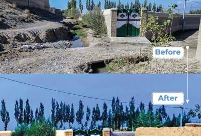 بهره‌برداری از یک کانال آب در پکتیا؛ دسترسی بیش از ۱۲ هزار نفر به آب‌
