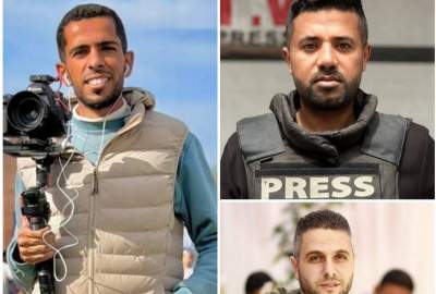 شهادت سه خبرنگار فلسطینی دیگر در غزه