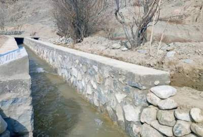 ساخت یک کانال آب با هزینه ۸.۸ میلیون افغانی در بغلان