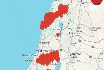آغاز حملات موشکی گسترده ایران علیه رژیم صهیونیستی و امریکا