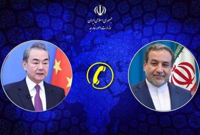 وزیر خارجهٔ چین در تماس با عراقچی: حامی ایران هستیم