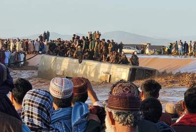 نجات معجزه‌آسای سرنشینان موتر سقوط‌کرده در آب در ولسوالی زاول هرات  