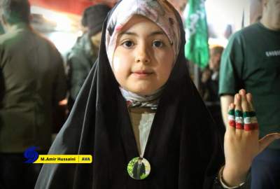 گزارش تصویری/ سی‌ و هفتمین شب تجمعات مردمی ایران در میدان جهاد قم