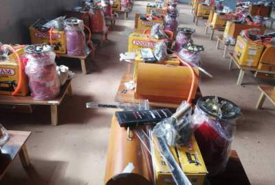 په دایکندي کې ۱۴۶ کسانو ته د کارموندنې د زیاتوالي په هدف تخنیکي او مسلکي تجهیزات ویشل شوي