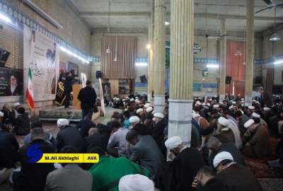 گزارش تصویری/ اجتماع علما و طلاب افغانستانی قم در چهلمین روز شهادت امام خامنه‌ای (ره)