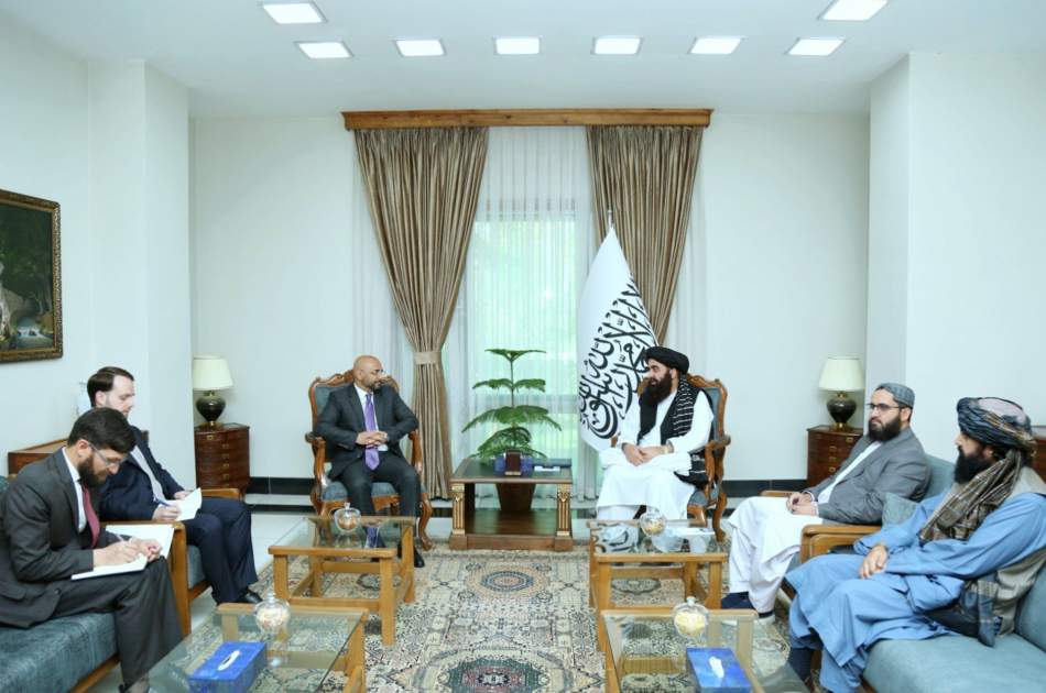 د بهرنیو چارو وزیر په کابل کې د ترکیې له سرپرست سفارت سره د سیمې د پرمختګونو په اړه وکتل