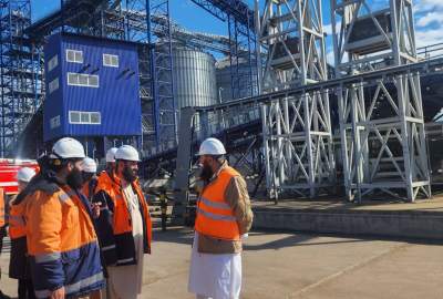 بازدید هیأت امارت اسلامی از بندر ویسوتسک؛ تمرکز بر توسعه تجارت زراعتی با روسیه