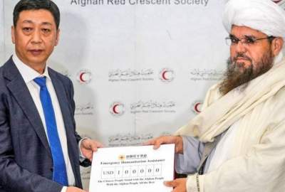 د چین سره صلیب په افغانستان کې له سیلاب ځپلو سره سل زره ډالره مرسته وکړه