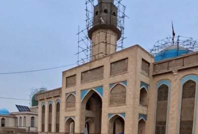 فیلم/ روند بازسازی و ترمیم حرم امامزاده یحیی (ع) در ولایت سرپل