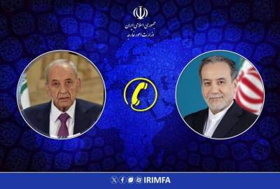 وزیر خارجه ایران به رئیس مجلس لبنان؛ ایران قاطعانه از مردم لبنان در برابر حملات اسرائیل حمایت می‌کند
