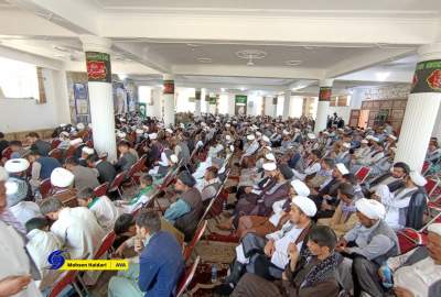 تصاویر/ برگزاری همایش تکریم از شخصیت آیت‌الله فیاض (رح) از سوی دفتر آیت‌الله یعقوبی در غرب کابل  