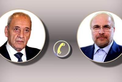تأکید روئسای مجلس ایران و لبنان بر مسئولیت امریکا برای ملزم کردن اسرائیل به توقف جنگ