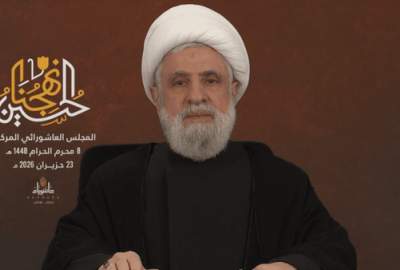دبیرکل حزب الله: صهیونیست‌ها باید کاملا از خاک لبنان خارج شوند/ایستادگی ایران، امریکا و اسرائیل را شکست داد