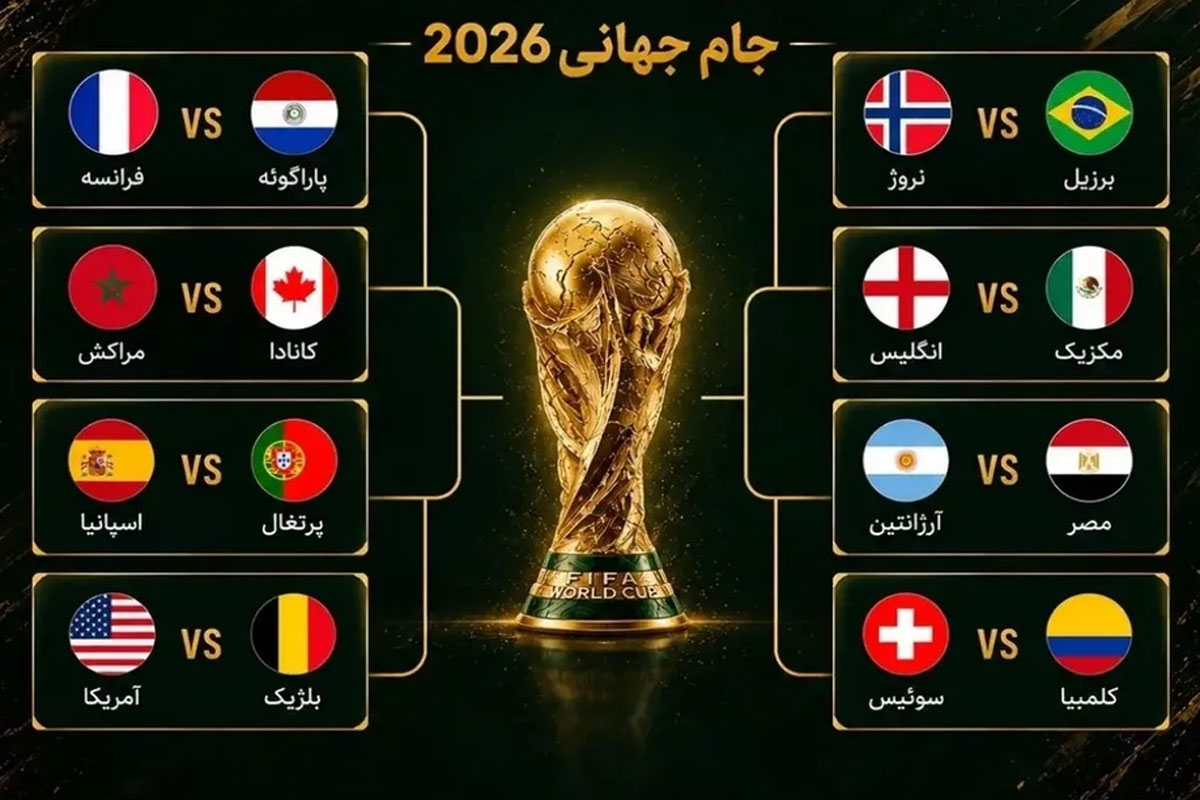 برنامه کامل مرحله یک هشتم نهایی جام جهانی ۲۰۲۶ اعلام شد / از دربی ایبری تا تقابل آرجنتاین و مصر