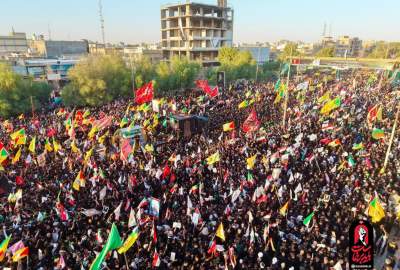 نجف و کربلا در سوگ قائد شهید؛ حضور میلیونی و وداعی بی‌نظیر در تاریخ عراق  