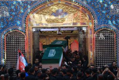 الحشد الشعبی: ۳.۸ میلیون نفر در مراسم تشییع رهبر شهید در نجف حضور یافتند