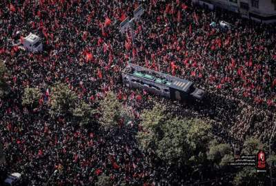 The Iranian nation has created yet another epic; the unique funeral of the martyred leader amazed the world