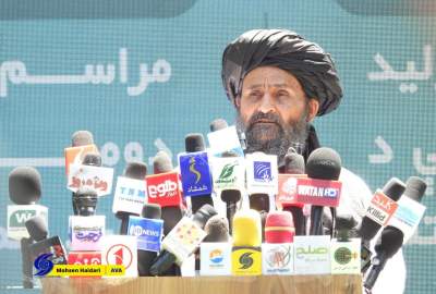 Inauguration of the construction work of the second largest cement production factory in Jabal al-Saraj, Parwan Province  