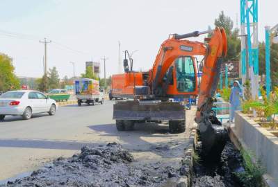آغاز پاک‌سازی و لایروبی کانال‌های شاهراه مزار–کابل و جاده کمربندی مزارشریف
