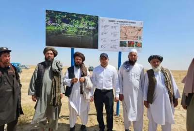 آغاز احداث باغ دوستی افغانستان و ازبکستان در ۳۰۰ جریب زمین در فاریاب