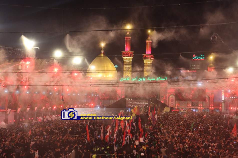 گزارش تصویری/ شب اربعین؛ بین‌الحرمین، تجلی عشق، وحدت و پیام مقاومت  