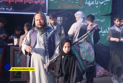 گزارش تصویری/ مراسم باشکوه اربعین حسینی با حضور هزاران عاشق اهل‌بیت(ع) در ولایت سرپل  