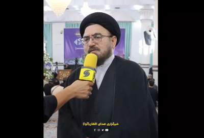 په مشهد کې میشتو افغان کډوالو د شهید مشر د څلویښتمې خاورو ته د سپارلو د مراسمو په ترڅ کې د شهید مشر سره خپله مینه څرګنده کړه  