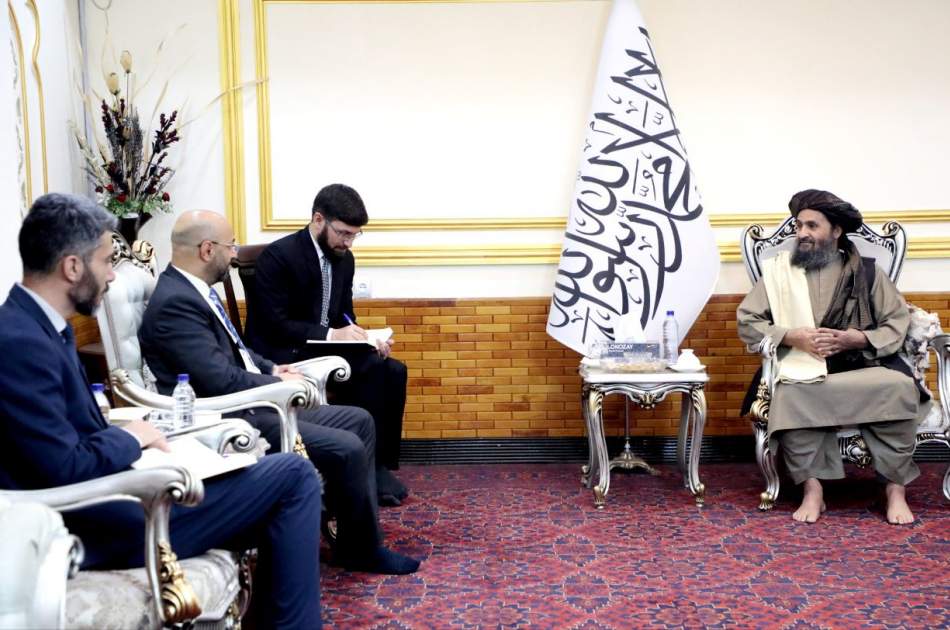 گفتگوی ملا عبدالغنی برادر با سفیر ترکیه درباره مشکلات مهاجرین و گسترش همکاری‌های اقتصادی
